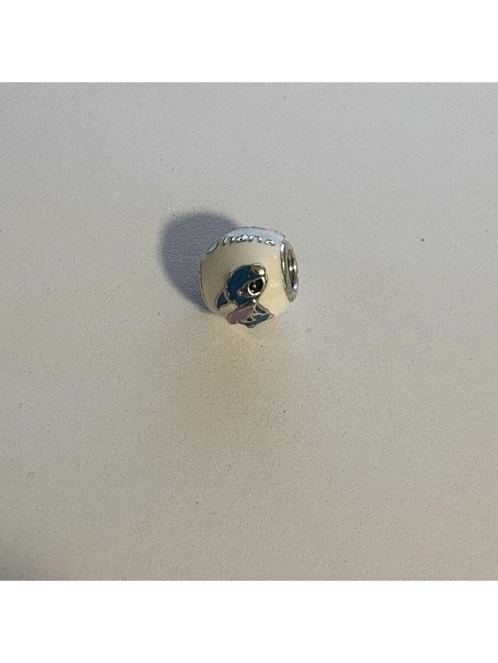 Pandora Lilo and Stitch Bead Charm Ohana Stitch Charm Sterling Silver 925 ALE